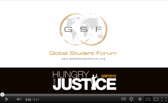 Glboal Student Forum 2012 Video